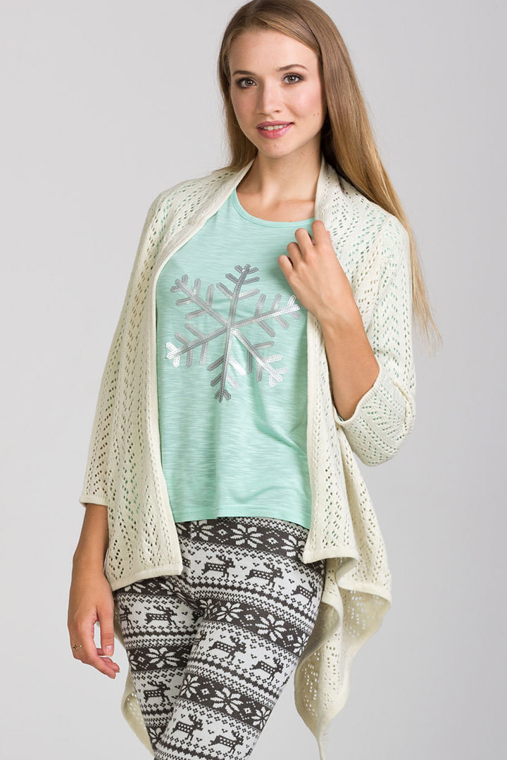 Фото товара 6954, вязаная кофта кардиган